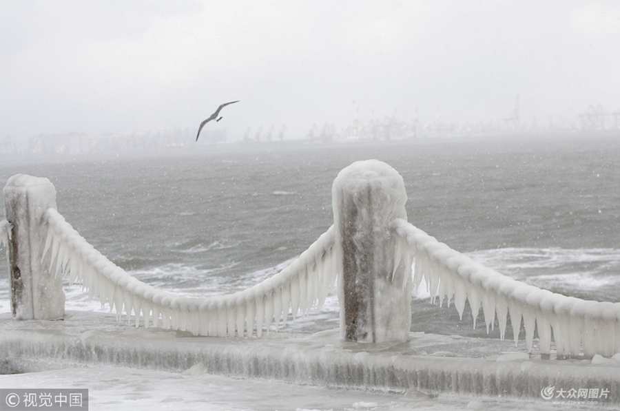 2018��1��11�գ�ɽ�|���_�����t�ڒ�M��ˮ������o��ǰ�w�^��